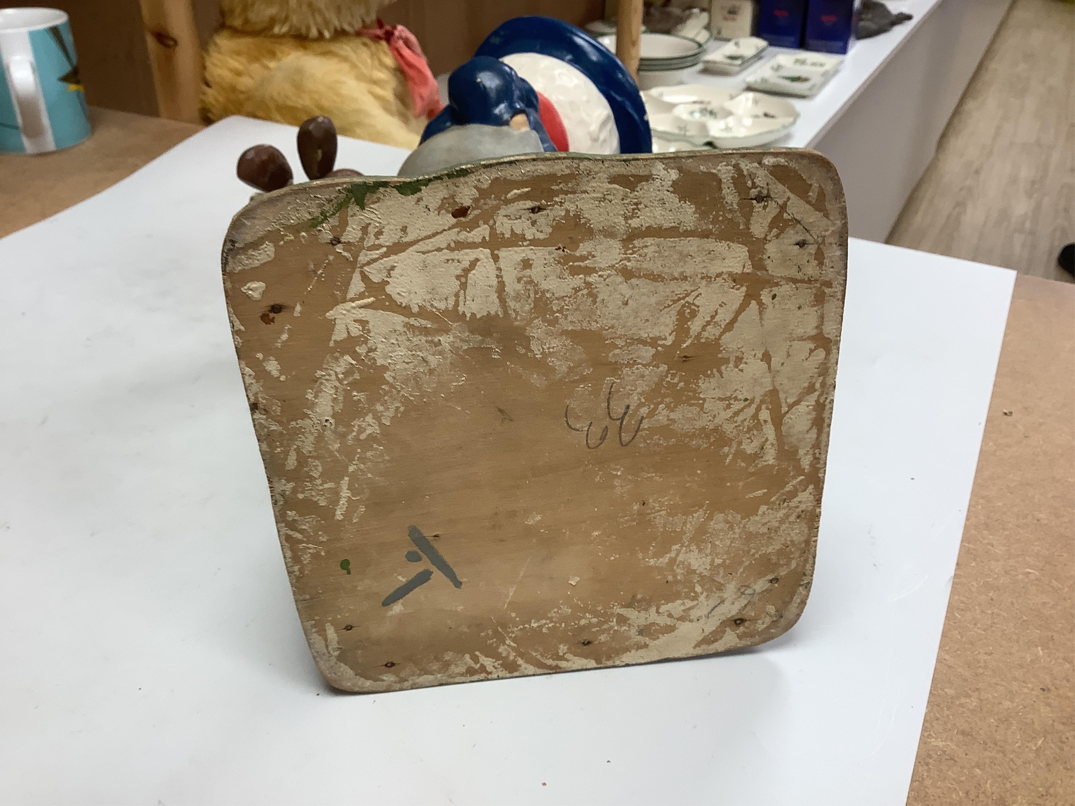 An advertising Dunlop Man composite figure of a golfer, 40cm